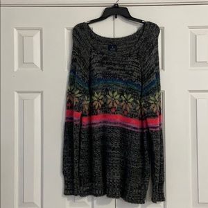 Grey Marble American Eagle Jegging Sweater